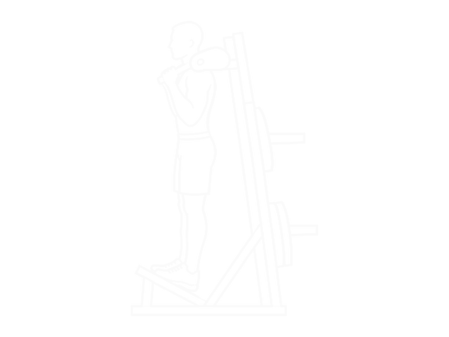 Hack Calf Raise — Start