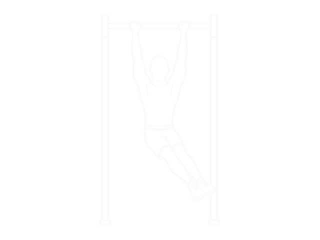 Hanging Straight Twisting Leg Hip Raise — End