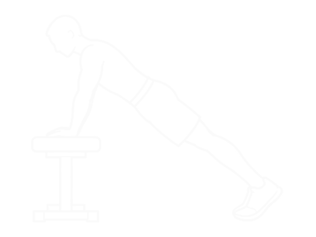 Incline Close-Grip Push-Up — Start