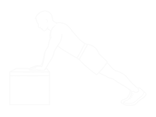 Incline Push-Up (On Box) — Start