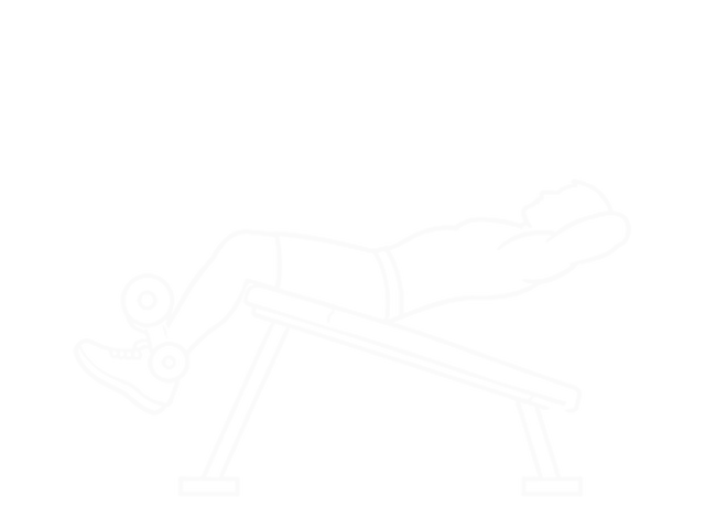 Incline Twisting Sit-Up — Start
