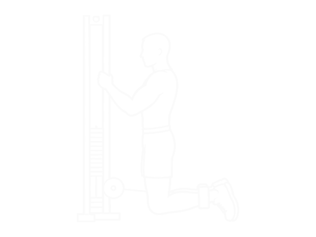 Inverse Leg Curl (On Pull-Up Cable Machine) — Start