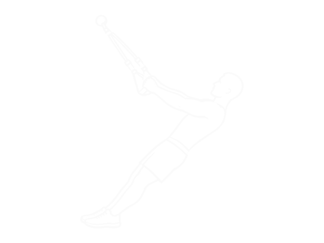Inverted Row with Straps — Start