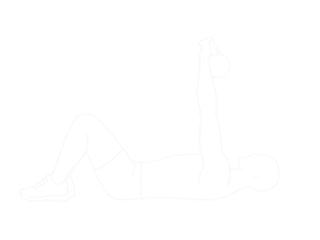 One-Arm Kettlebell Floor Press — End