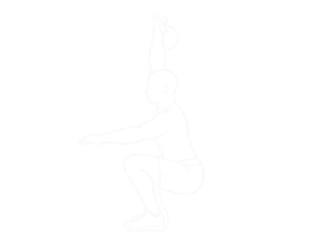 Kettlebell Turkish Get Up (Squat Style) — End