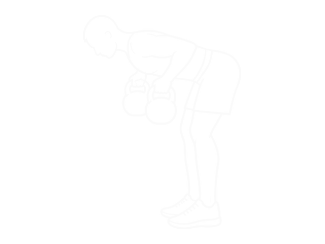 Two-Arm Kettlebell Row — End