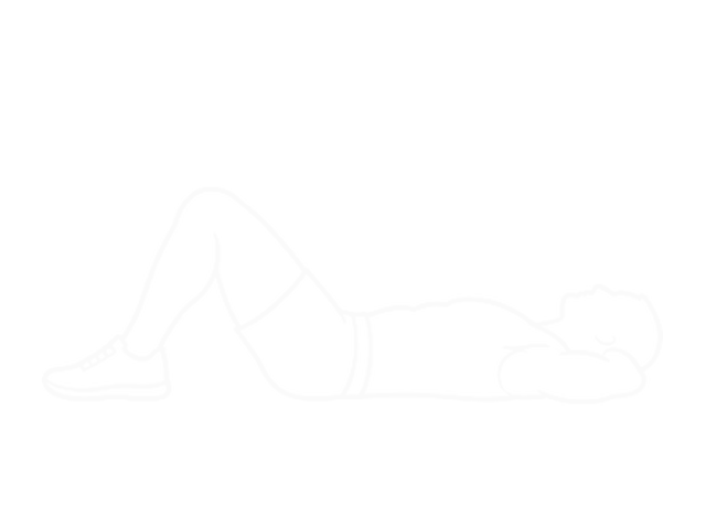 Knee Touch Crunch — Start