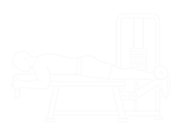 Lying Two-One Leg Curl — Start
