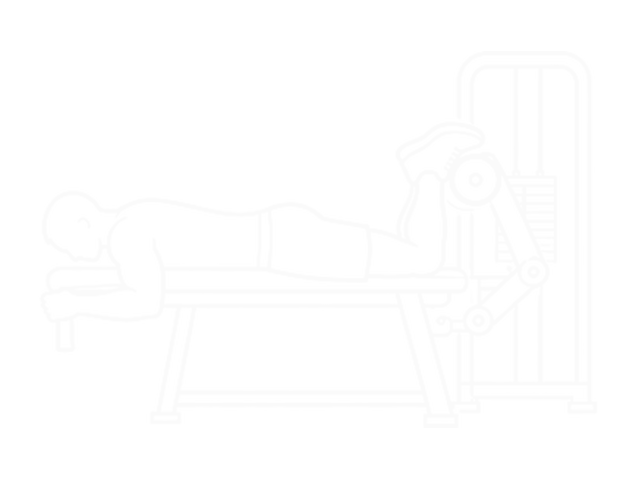 Seated Leg Curl Machine — End