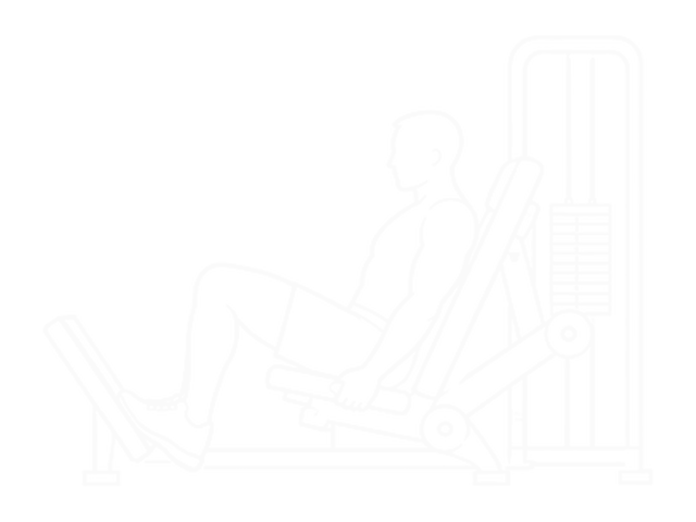 Seated Squat Calf Raise on Leg Press Machine — Start