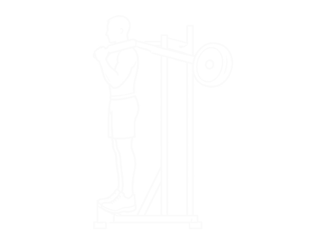 Standing Calf Raise Machine — Start