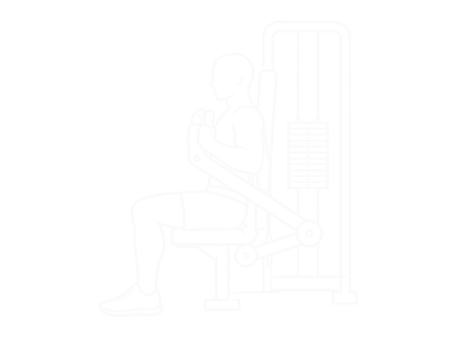 Standing Chest Press — Start