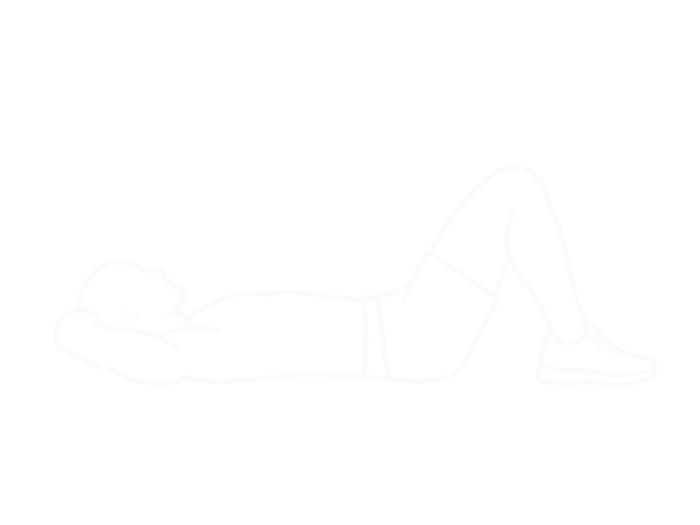 Lying Elbow to Knee — Start