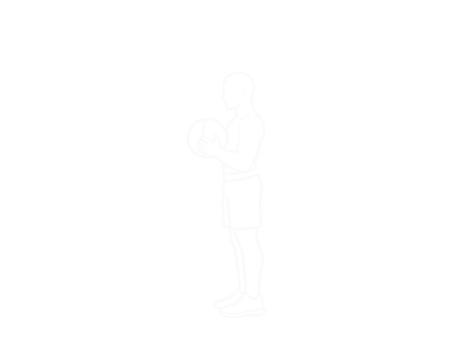 Medicine Ball Catch and Overhead Throw — Start