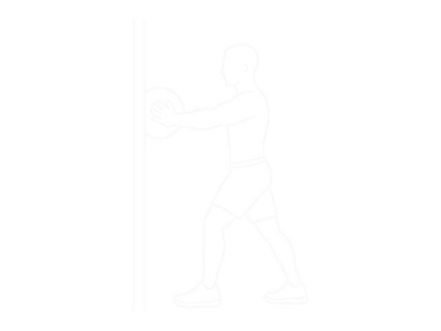 Medicine Ball Chest Push Multiple Response — End