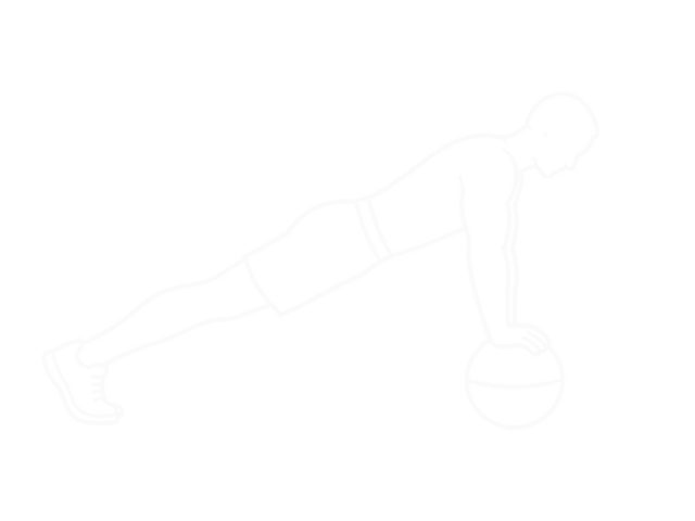 Medicine Ball Close-Grip Push Up — Start