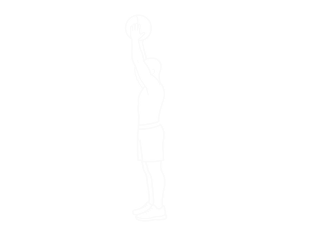 Medicine Ball Overhead Slam — Start