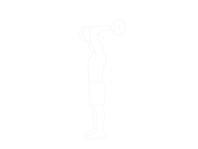 Olympic Barbell Triceps Extension — Start
