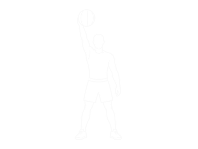 One-Arm Slam (With Medicine Ball) — Start