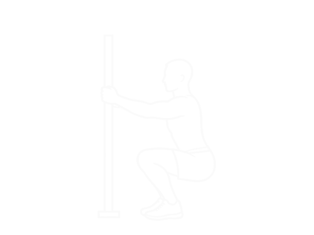 Potty Squat with Support — End