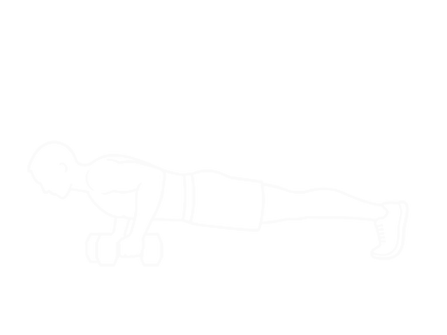 Push-Up Close-Grip Off Dumbbell — End