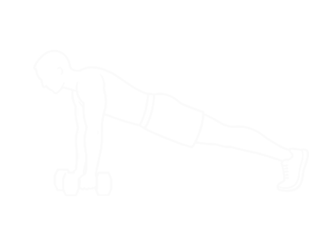 Push-Up Close-Grip Off Dumbbell — Start