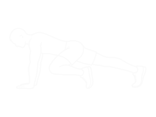 Push-Up Inside Leg Kick — End