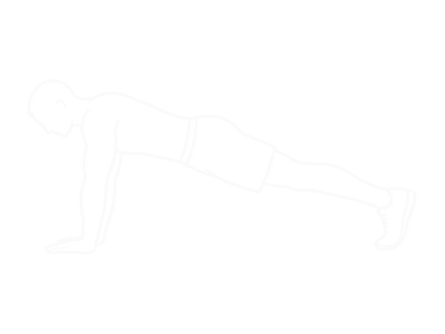 Push-Up Inside Leg Kick — Start