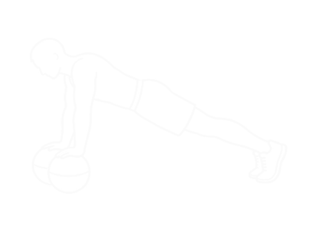 Push-Up Medicine Ball — Start