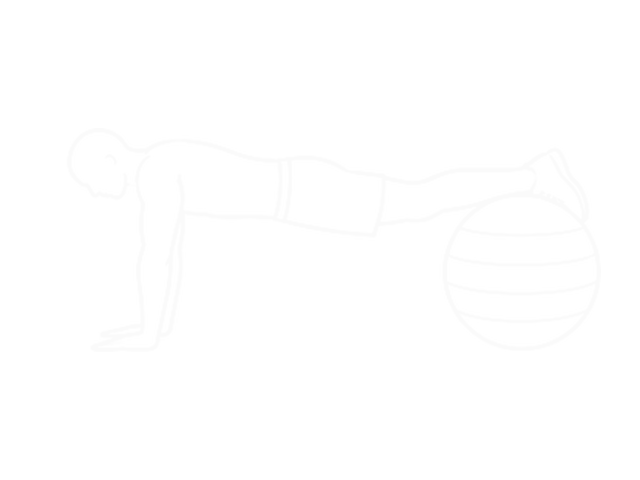 Push-Up (On Stability Ball) — End