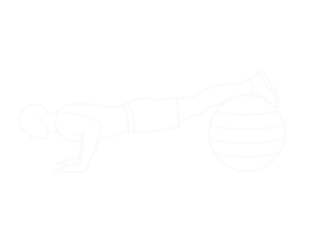 Push-Up (On Stability Ball) — Start