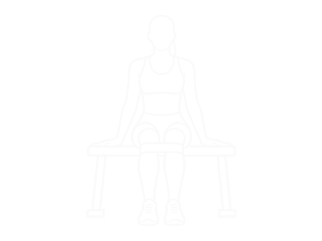 Resistance Band Seated Hip Abduction — Start