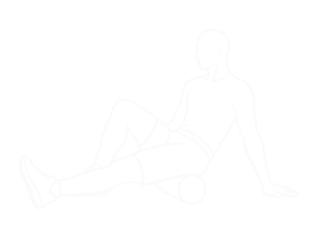 Roller Hip Stretch — Start