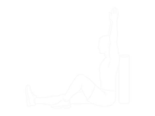 Roller Seated Single-Leg Shoulder Flexor Depresor Retractor — End