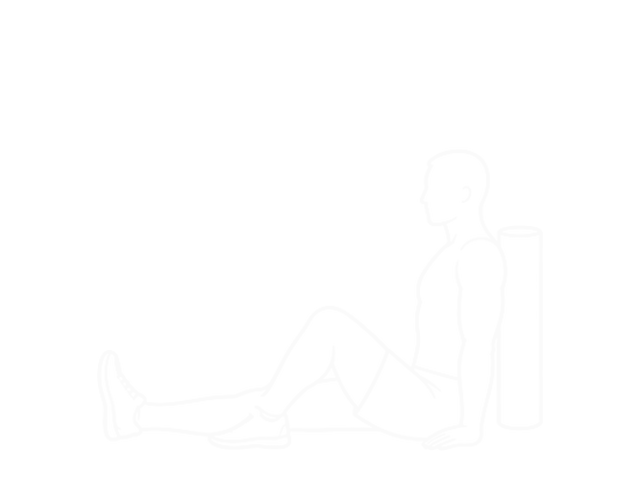 Roller Seated Single-Leg Shoulder Flexor Depresor Retractor — Start
