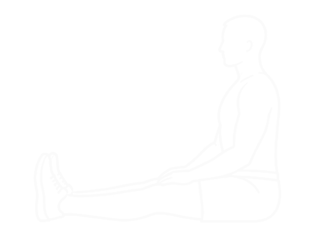 Seated Lower Back Stretch — Start