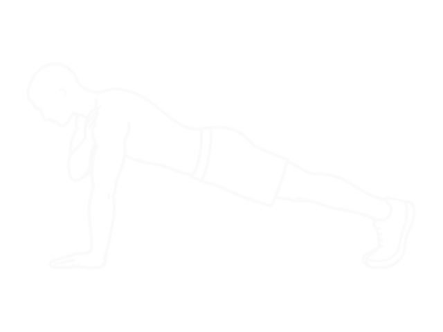 Shoulder Tap Push-Up — End