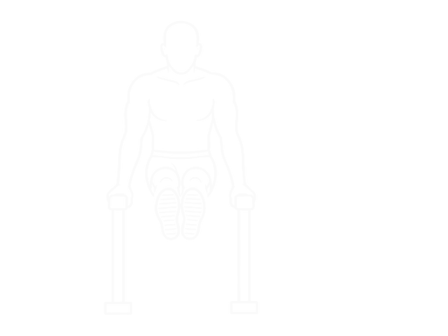 Side Hip (On Parallel Bars) — Start