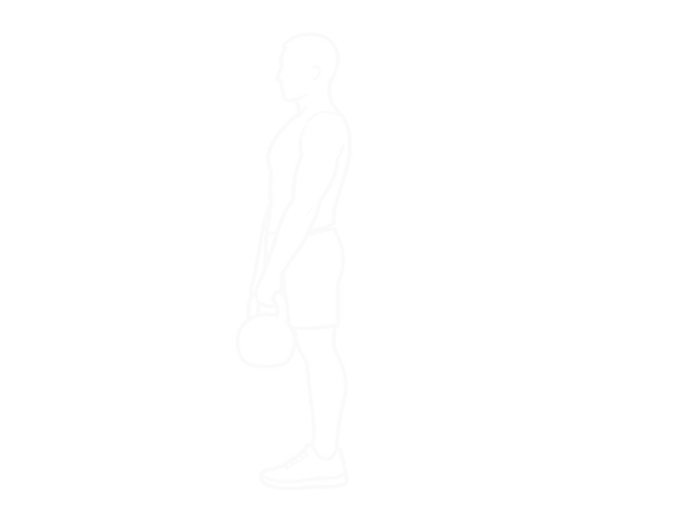 Single-Leg Kettlebell Romanian Deadlift — End