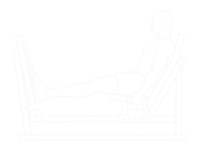 Sled Calf Press on Leg Press — Start