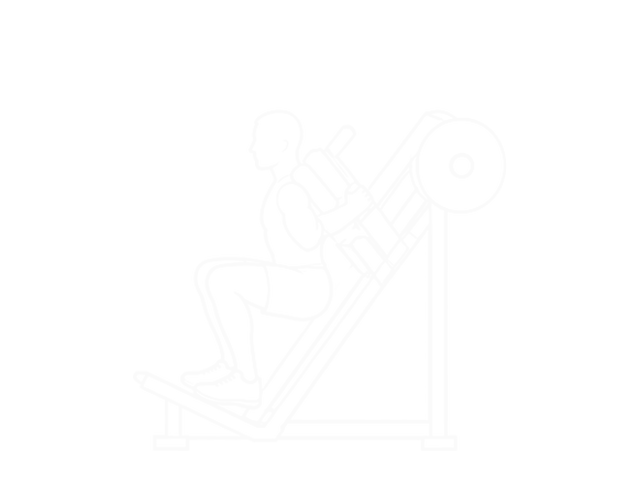 Sled Hack Squat — End