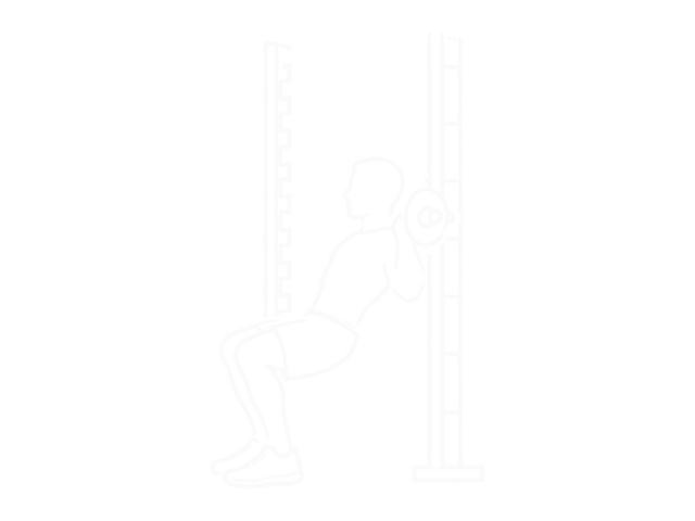 Smith Hack Squat — End