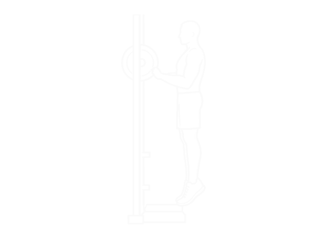 Smith Reverse Calf Raises — End