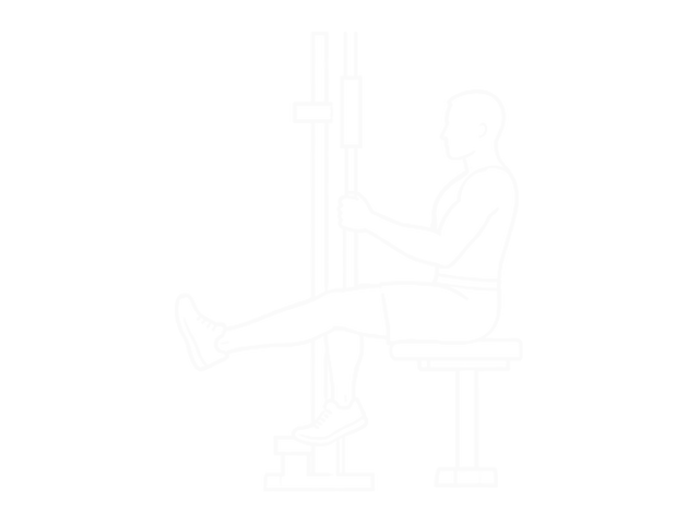 Smith Seated One-Leg Calf Raise — 끝