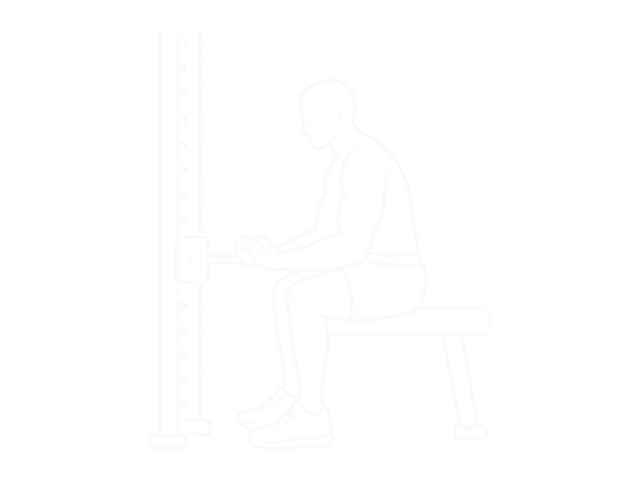 Smith Seated Wrist Curl — End