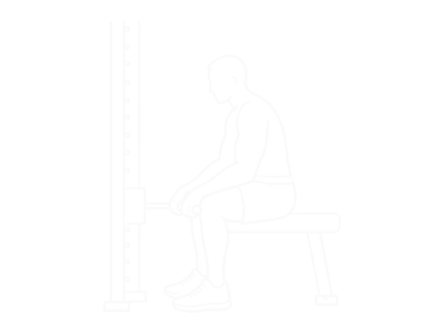 Smith Seated Wrist Curl — Start