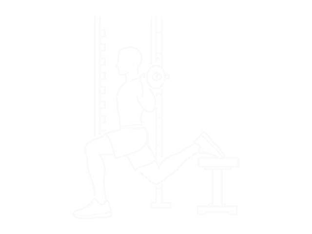 Smith Single-Leg Split Squat — End