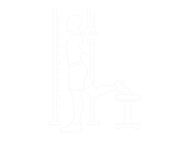 Smith Single-Leg Split Squat — Start