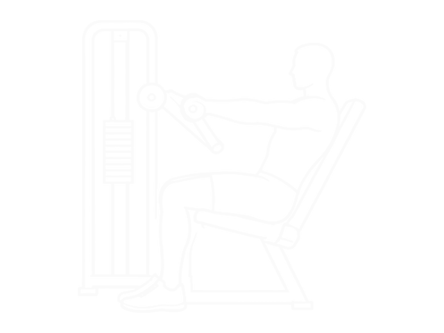 Smith Wide-Grip Decline Bench Press — End