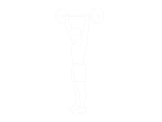 Standing Behind Neck Press — End